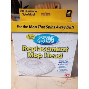 Hurricane Spin Mop Replacement Mop Heads for As Seen On TV by BulbHead